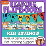 Reading Flipbook BUNDLE - Paper-based or Google Slides Dig