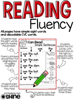 Reading Prehension Passages Fluency Practice By All