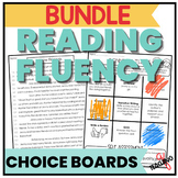 Reading Fluency Practice,  2nd, 3rd, Printable Worksheets, BUNDLE