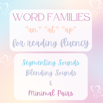 Preview of Reading Fluency Activity: Word Families: Segmenting, Blending, Minimal Pairs