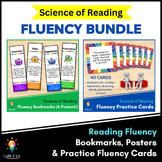 Reading Fluency BUNDLE of Bookmarks, Posters & Fluency Cards