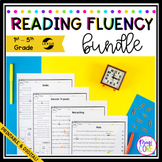 Reading Fluency Bundle Lexile Leveled Passages & Progress 
