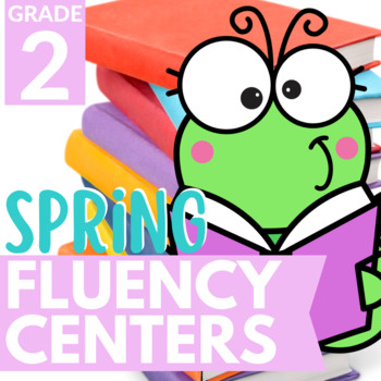 Preview of Reading Fluency Centers | Spring Fluency Practice | 2nd Grade