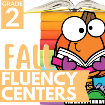 Preview of Reading Fluency Fall Centers | 2nd Grade 3rd Grade Fall Literacy Centers