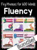 Reading Fluency Games - ALL Fry Phrases - Bundle