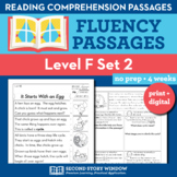 Reading Fluency Homework Level F Set 2 - Reading Comprehen