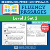 Reading Fluency Homework Level J Set 2 - Reading Comprehen