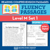 Reading Fluency Homework Level M Set 1 - Reading Comprehen