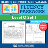 Reading Fluency Homework Level O Set 1 - Reading Comprehen