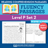 Reading Fluency Homework Level P Set 2 - Reading Comprehen
