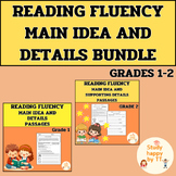 Reading Fluency Main Idea and Details Bundle | Grades 1-2