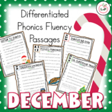 December Fluency Passages for Christmas and Hanukkah Phoni