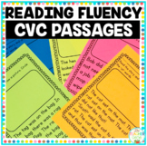Reading Fluency Passages CVC Word Family {Kindergarten}