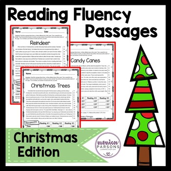 Preview of Reading Fluency Passages & Comprehension Questions | Christmas | Nonfiction
