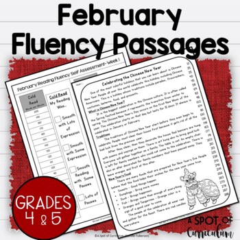 Preview of Reading Fluency Passages February