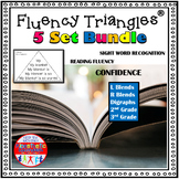 Reading Fluency Passages - Fluency Triangles® Bundle: L Bl