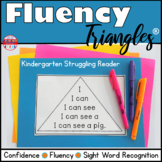 Reading Fluency Passages - Fluency Triangles® Kindergarten