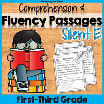 Preview of Reading Fluency Passages {Silent E} Science of Reading (PDF & Digital)