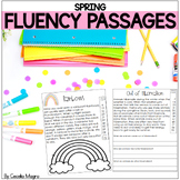 Reading Fluency Passages Spring No Prep Digital and Printable
