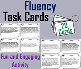 Reading Fluency Passages Task Cards Activity