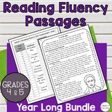 Reading Fluency Passages Year Long Bundle