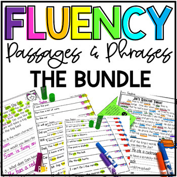 Preview of Decodable Reading Fluency Passages and Phrases | Reading Intervention