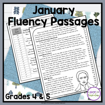 Preview of Reading Fluency Passages January