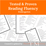 Reading Fluency Passages for Kindergarten