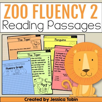 Preview of Reading Fluency Passages with Comprehension Questions - Early Fluency Practice