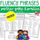 Reading Fluency Phrases Partner Game & Practice (390 Fry P