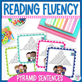 Reading Fluency Practice Activity Pyramid Sentences