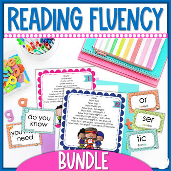 Preview of Reading Fluency Activities, 1st 2nd 3rd Grade Oral Reading Fluency Practice