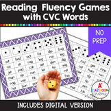 Reading Fluency Practice Games CVC Words for Intervention 