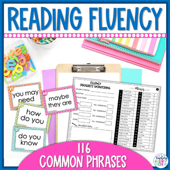 Preview of Reading Fluency Practice - Reading Fluency Common Phrases 