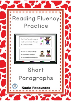 Reading Fluency Practice Short Paragraphs By Koala