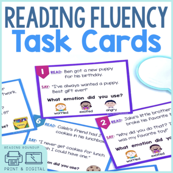 Preview of Oral Reading Fluency 1st Grade Reading Centers for Reading with Expression