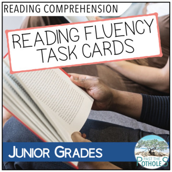 Preview of Reading Fluency Task Cards | Distance Learning