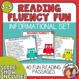 Reading Fluency Task Cards with Informational Text