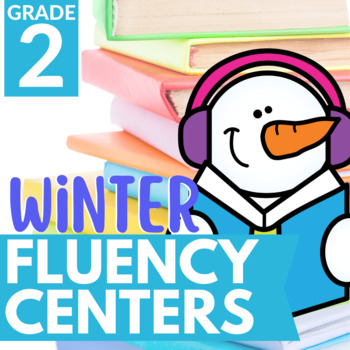 Preview of Reading Fluency Winter Centers | 2nd Grade 3rd Grade Winter Literacy Centers