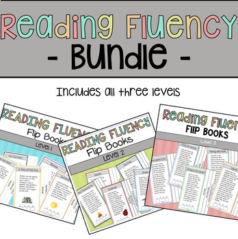 Preview of Reading Fluency and Activity Book Bundle for Special Education