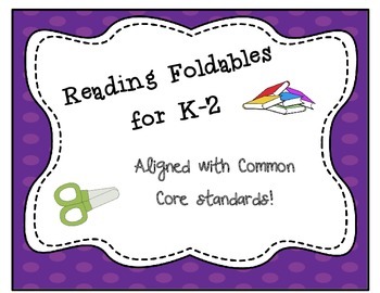 Preview of Reading Foldables for K-2