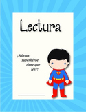 Reading Folder Spanish - Superman & Wonder Woman