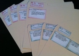 2nd Grade Reading Common Core Folder Labels and Statement Cards