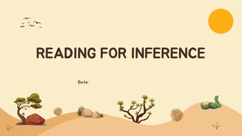 Preview of Reading For Inference (Non-Fiction) - A Lesson