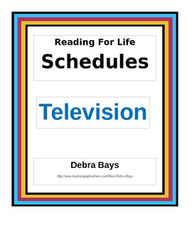 Preview of Reading For Life:  Television Schedule