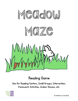 Preview of Reading Game- Meadow Maze Level 4 Magic e