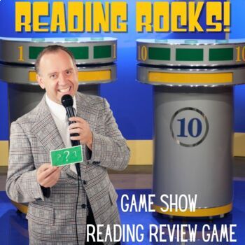 Preview of Reading Game Show Test Prep Activity 3rd 4th Grade End of Year Review