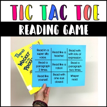 Preview of Reading Game for Fluency, Tic Tac Toe