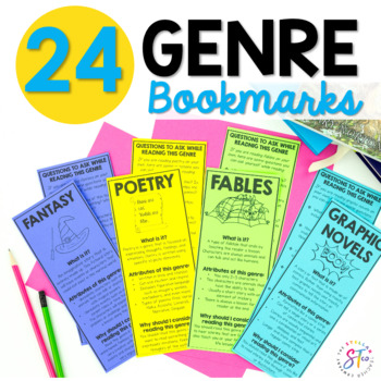 Preview of Comprehension Bookmarks for Reading Genres