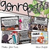 Reading Genre Posters | Modern Boho Flair
